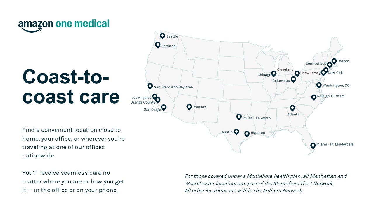 Amazon One Medical Locations