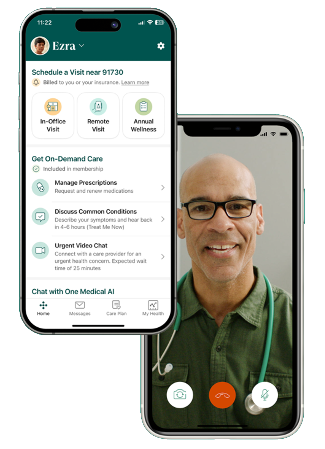 Amazon One Medical Phone Mock Up
